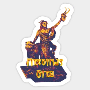 God of Tricks and Dog | Clavicus Vile Scrolls RPG Elder Gaming Gamer Sticker